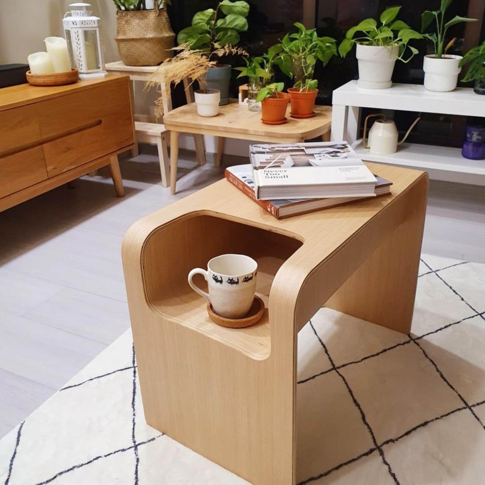 Japandi console table top
